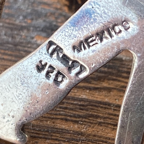 Vintage Sterling Silver Cat Letter N Brooch Made in Mexico Stamped.925 Feline - Picture 4 of 8